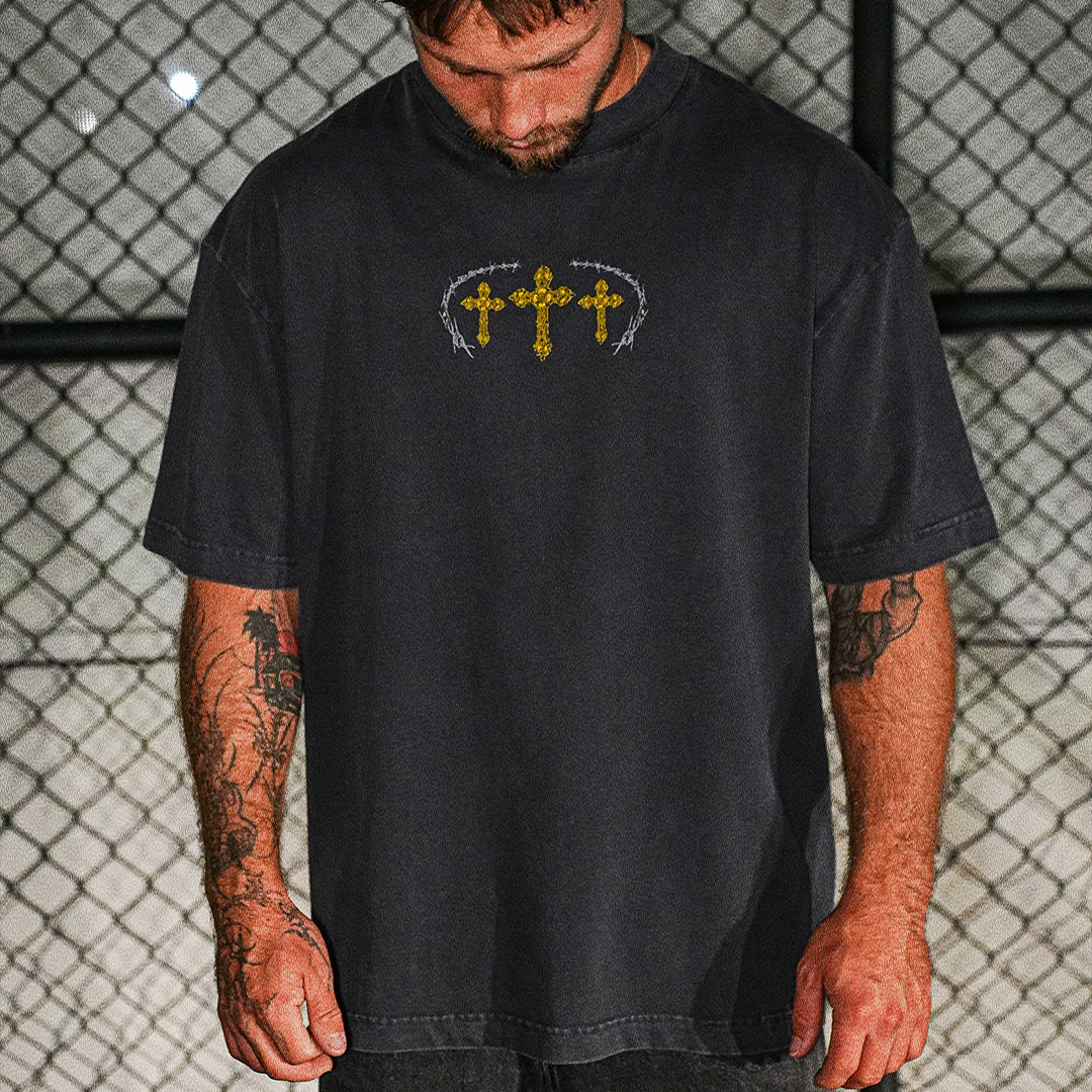 AFFLICTION - ASPHALT - PREMIUM T-SHIRT