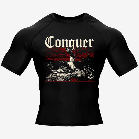 CONQUER COMPRESSION TEE