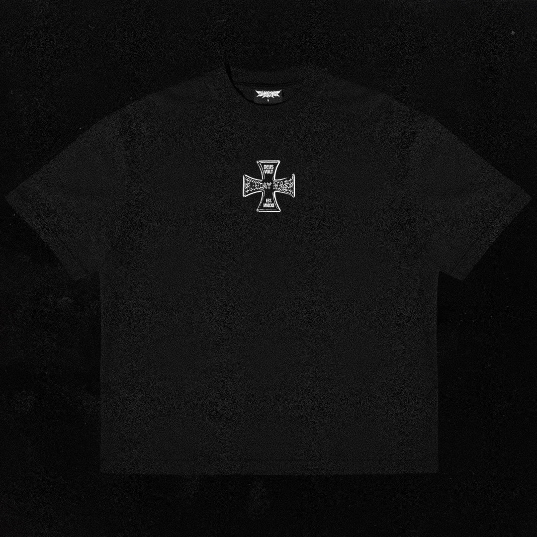 DEUS VULT - BLACK - PREMIUM T-SHIRT
