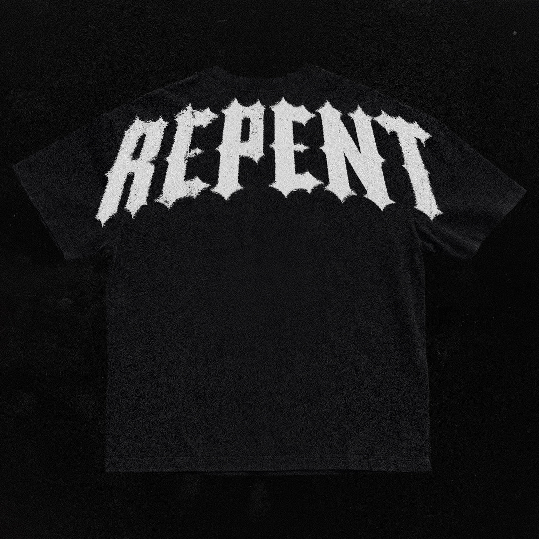 REPENT - BLACK - PREMIUM T-SHIRT